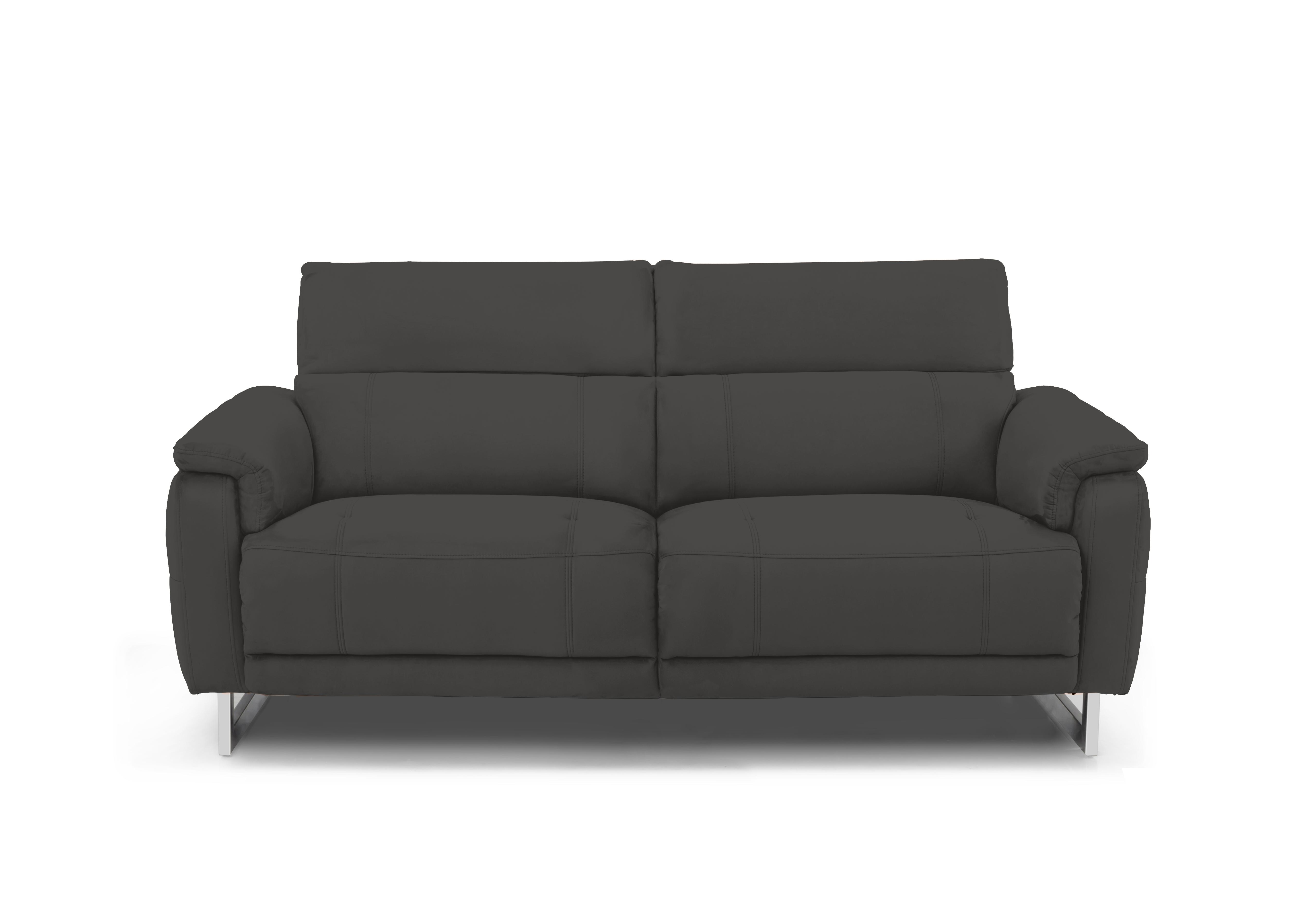 Moet 3 Seater Fabric Power Recliner Sofa with Telescopic Headrests in 51012 Opulence Granite on Furniture Village