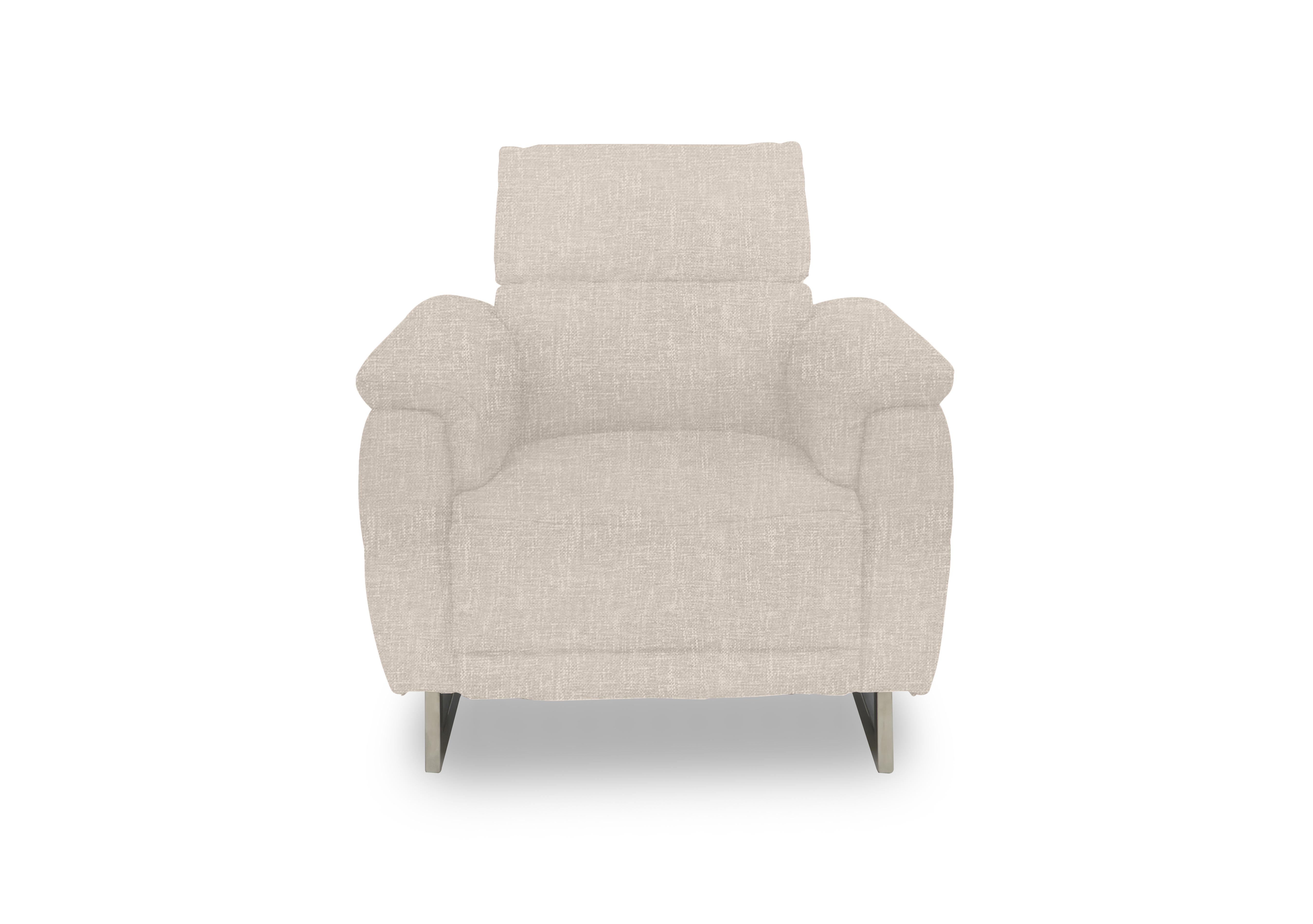 Moet Fabric Power Recliner Chair with Telescopic Headrest in 13445 Anivia Nature on Furniture Village
