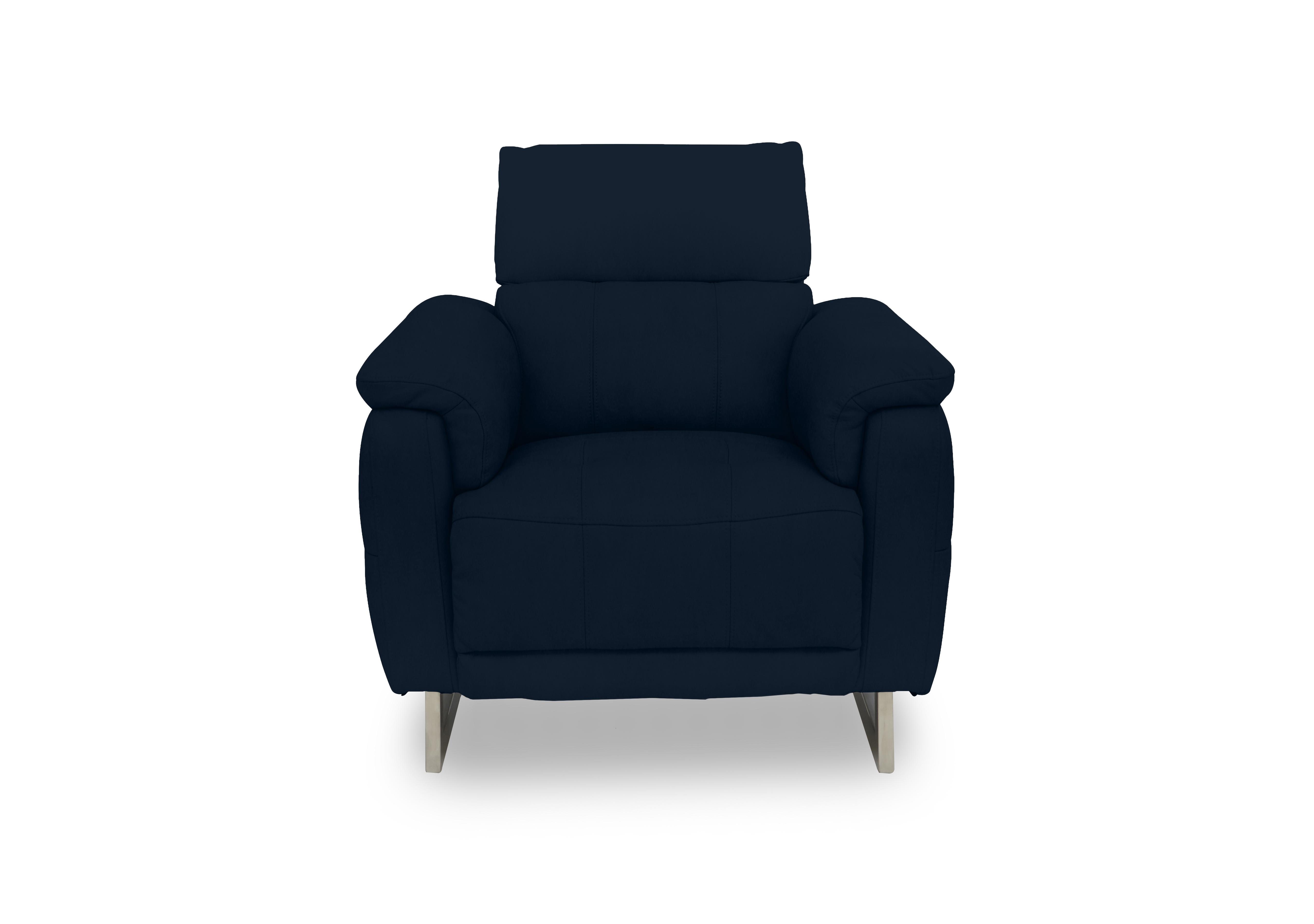 Moet Fabric Power Recliner Chair with Telescopic Headrest in 50495 Opulence Royal on Furniture Village