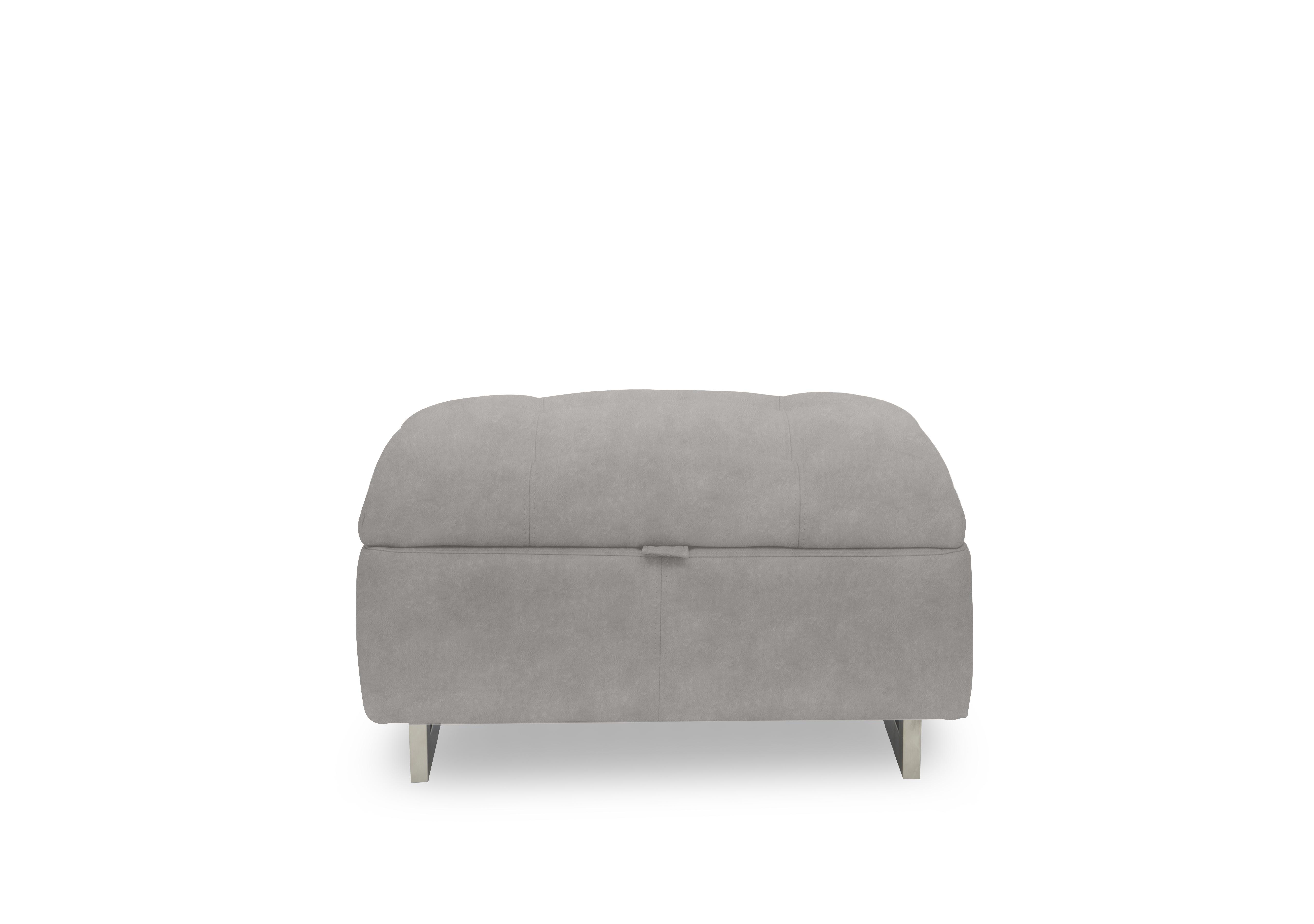 Moet Large Fabric Storage Footstool in 43502 Dexter Stone on Furniture Village