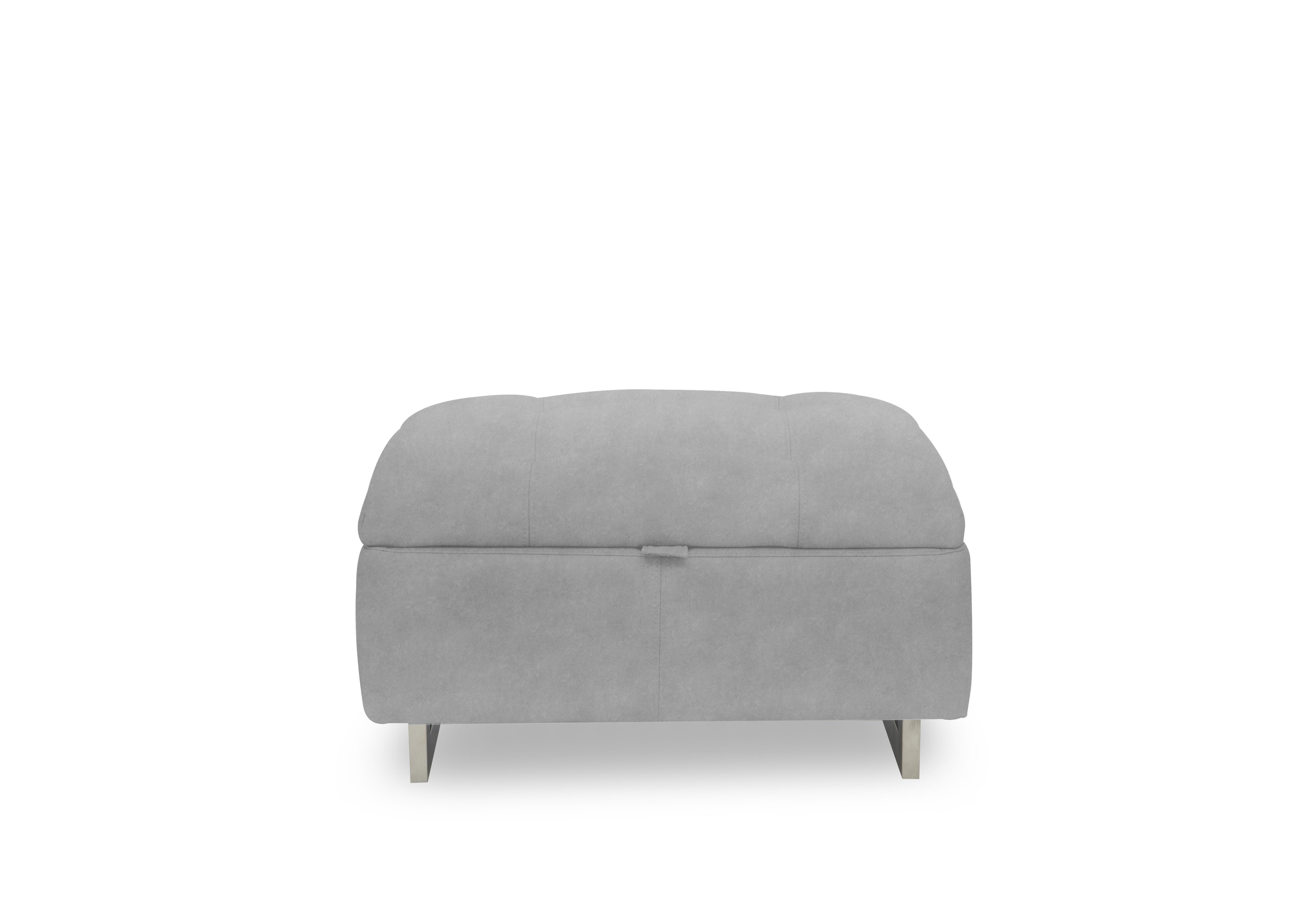 Moet Large Fabric Storage Footstool in 43516 Dexter Smoke on Furniture Village