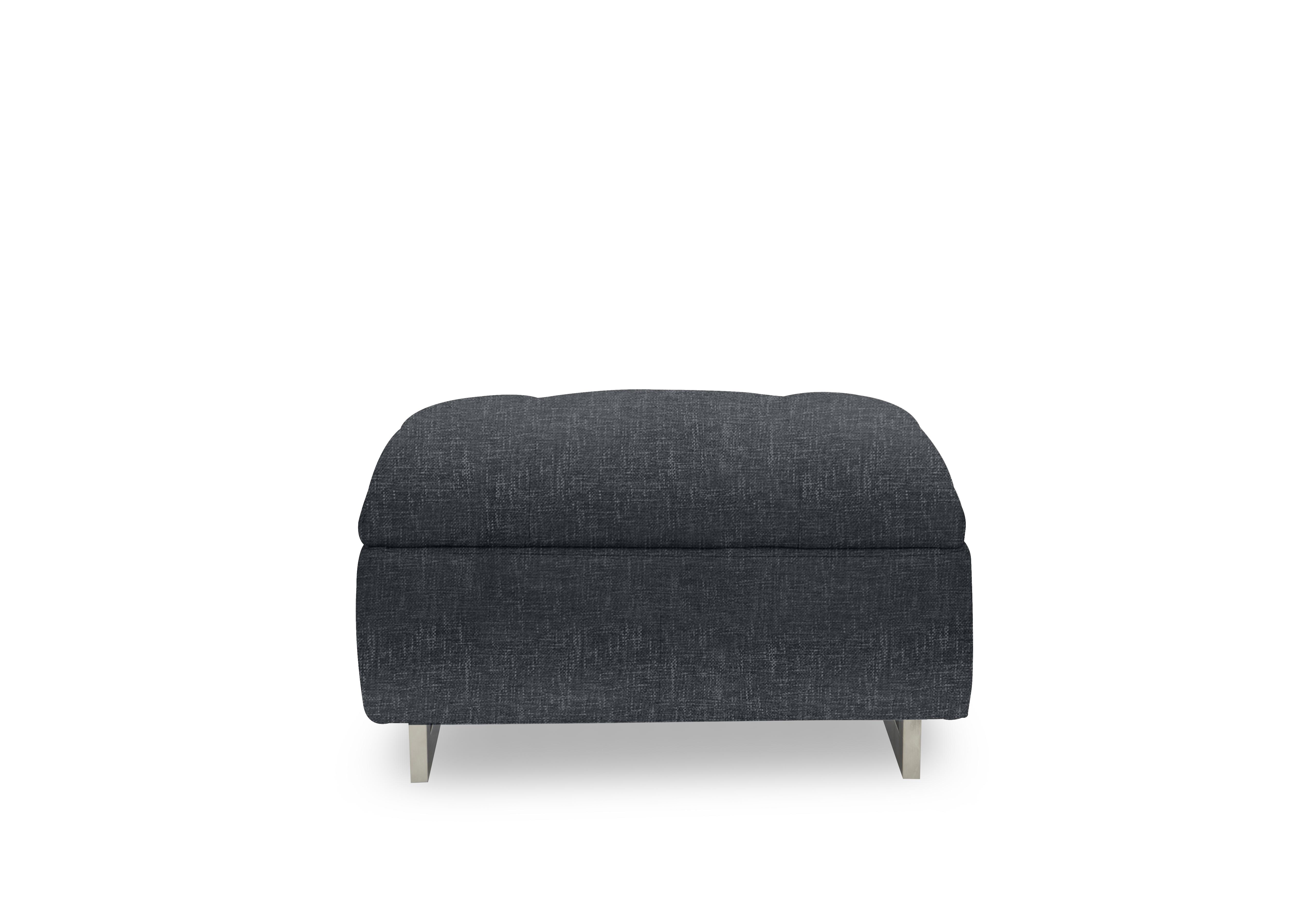Moet Large Fabric Standard Footstool in 13345 Anivia Dark Grey on Furniture Village