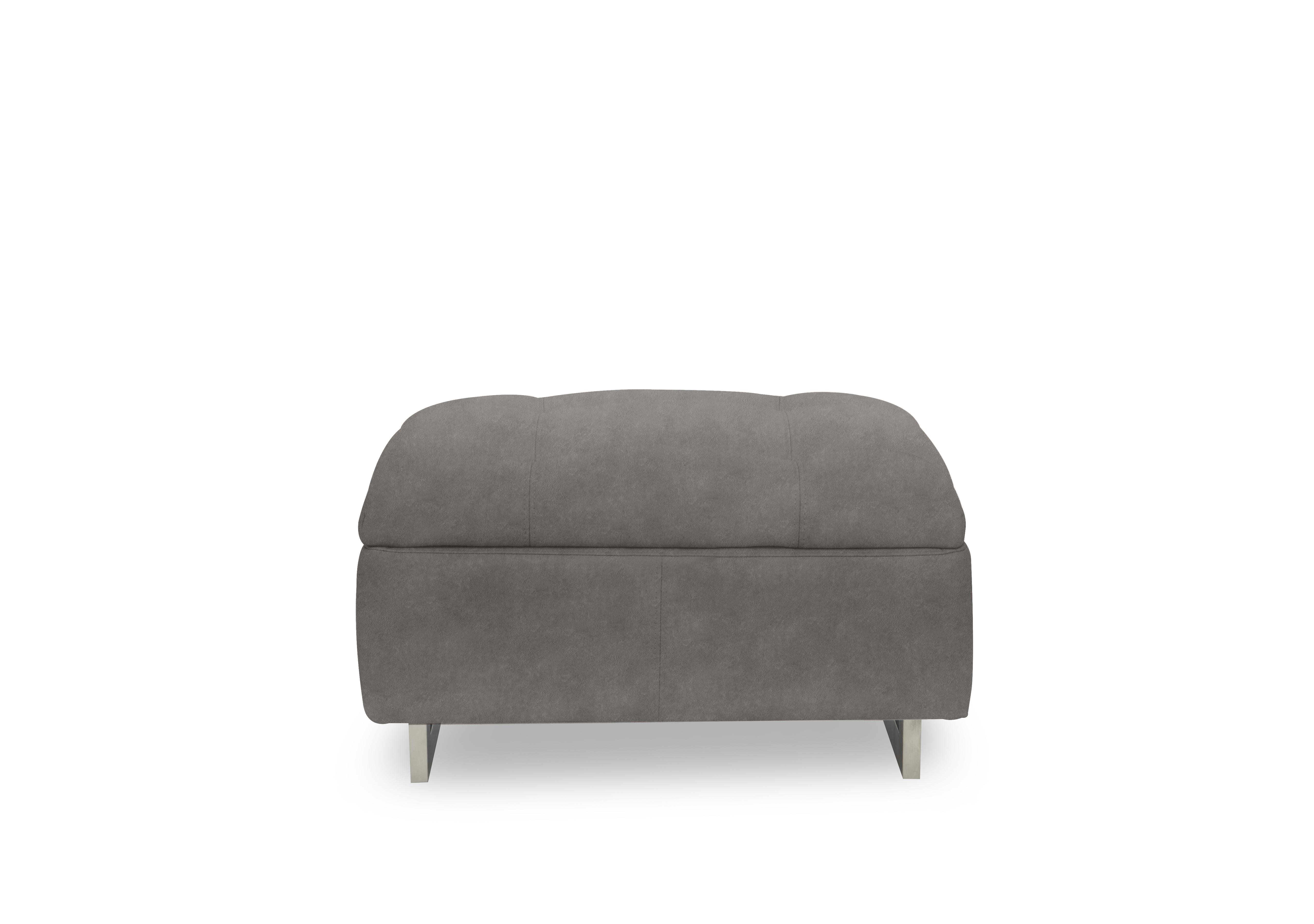 Moet Large Fabric Standard Footstool in 43504 Dexter Mocha on Furniture Village