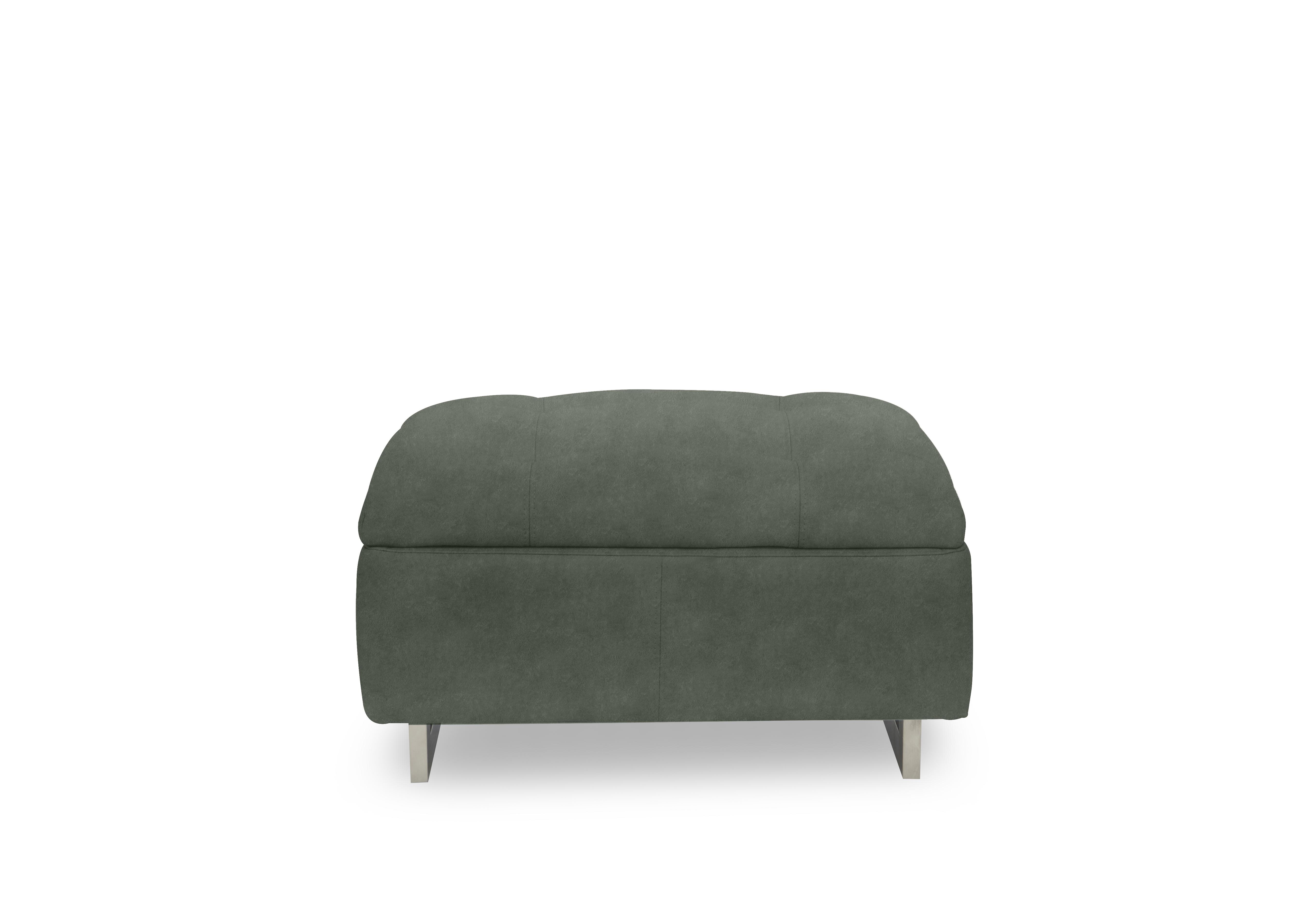 Moet Large Fabric Standard Footstool in 43514 Dexter Fern on Furniture Village