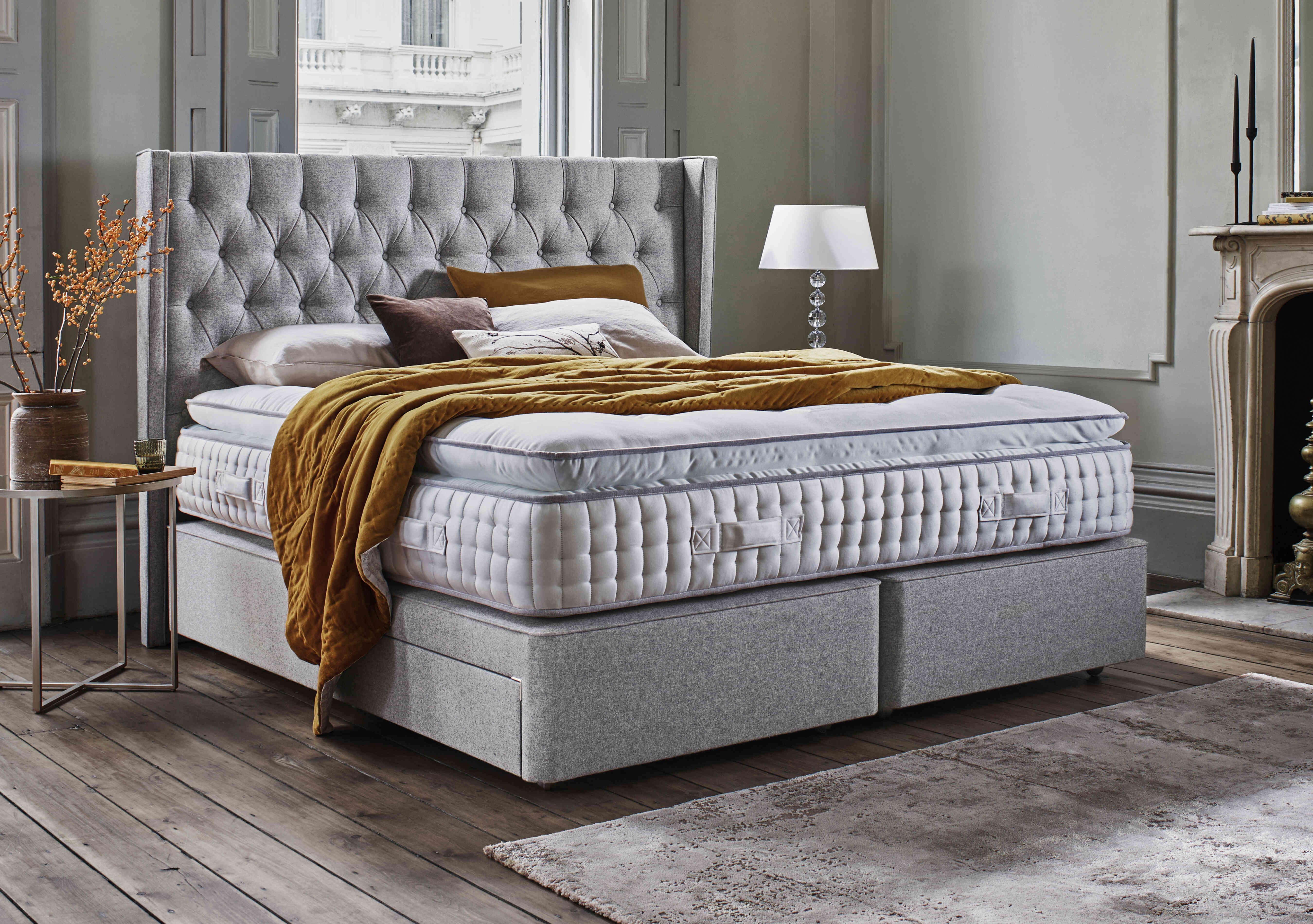 Yorkshire 20k Pillow Top Divan Set in  on Furniture Village