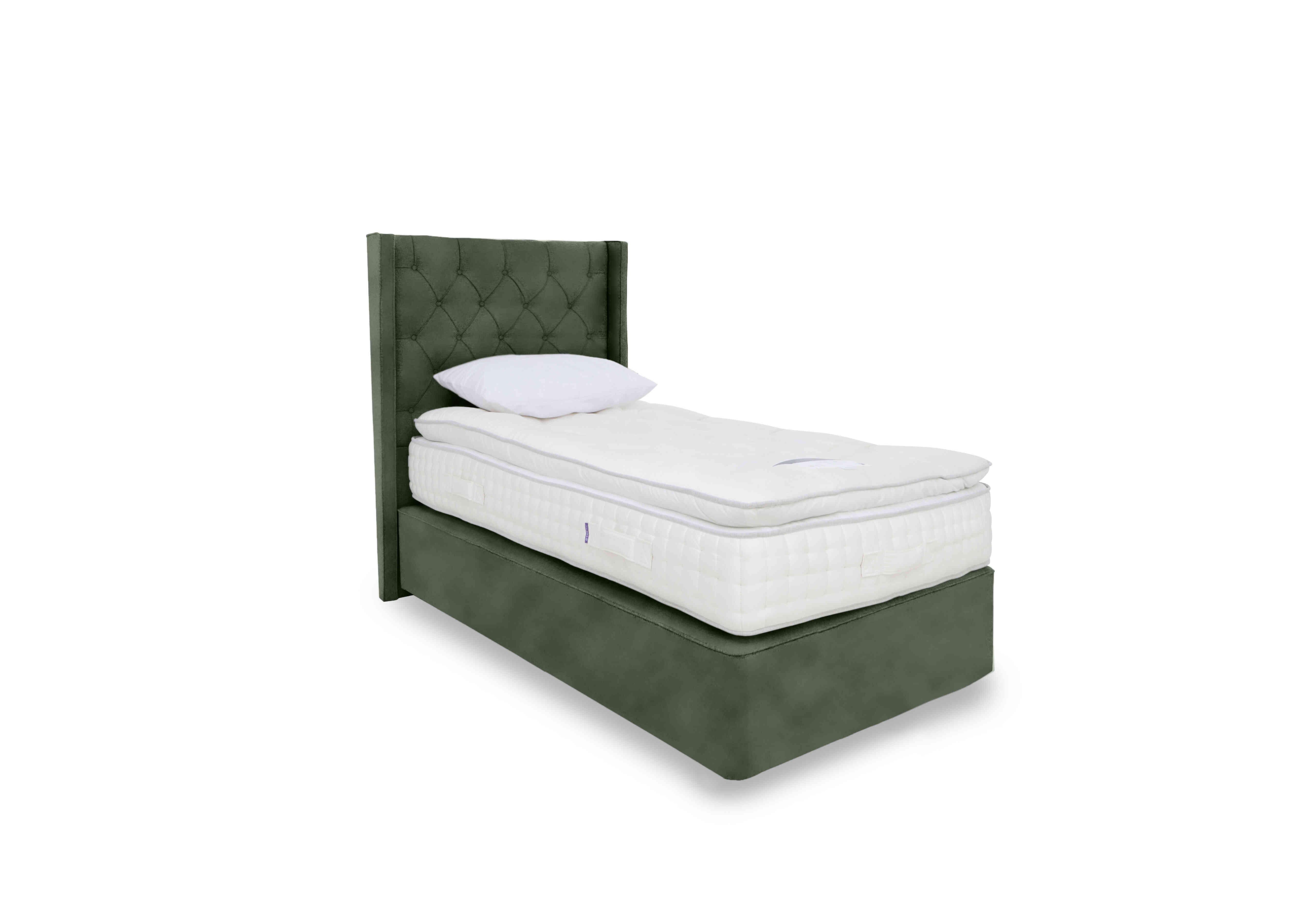 Yorkshire 20k Pillow Top Divan Set in Lovely Conifer on Furniture Village