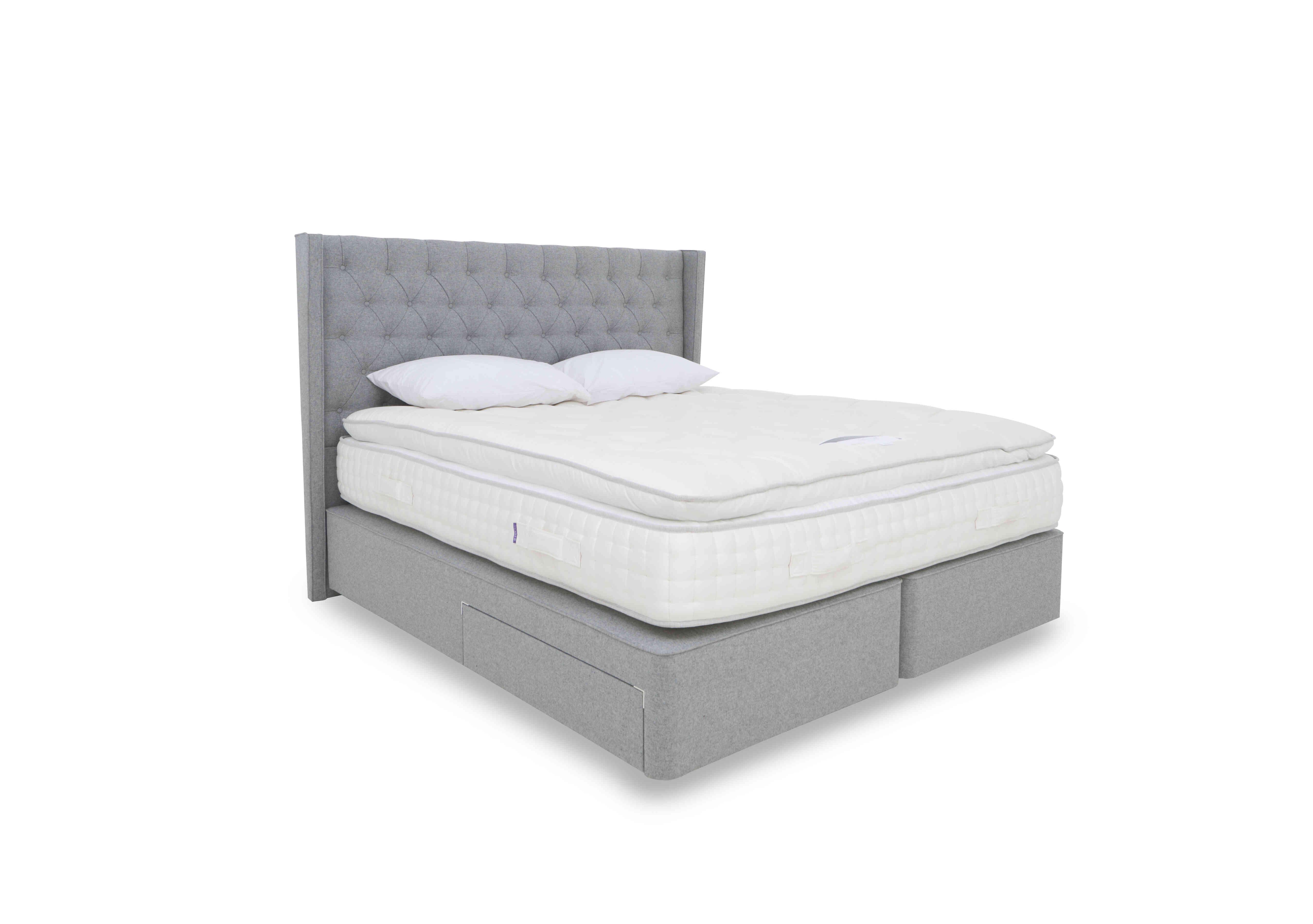 Yorkshire 20k Pillow Top Divan Set in Mole Mercury on Furniture Village