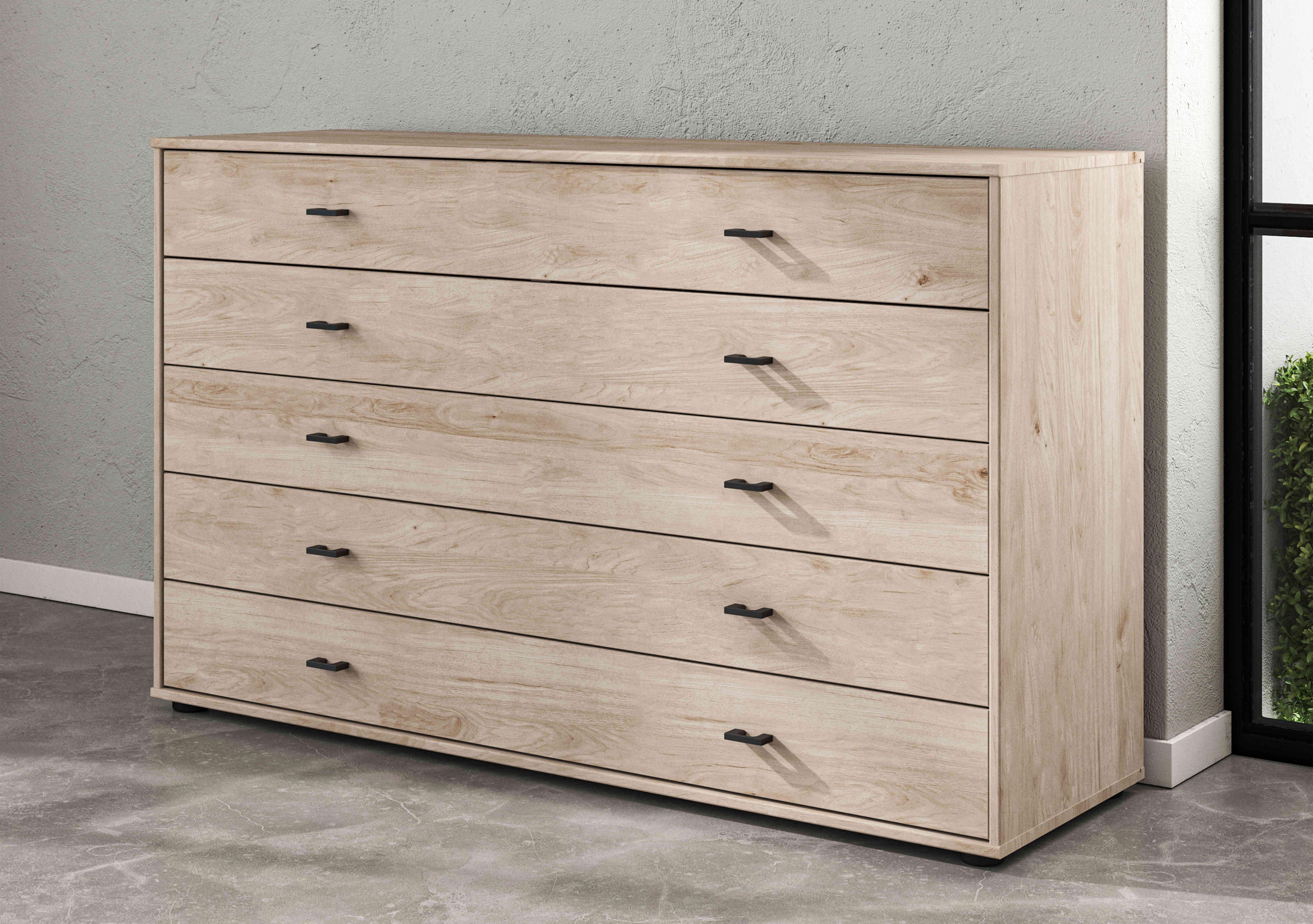 Dallas 141cm 5 Drawer Chest in  on Furniture Village