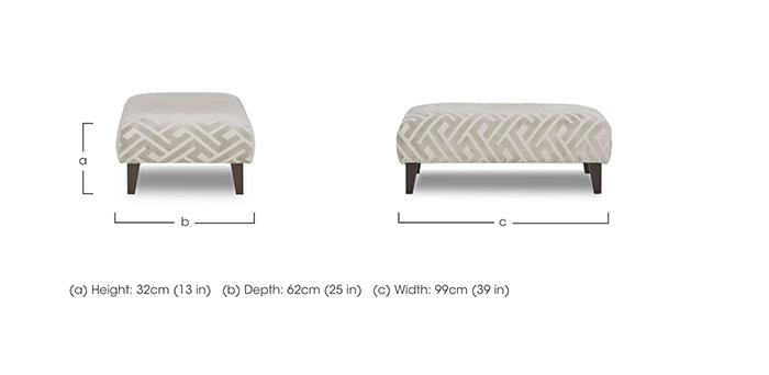 Tabitha Bench Stool in  on Furniture Village