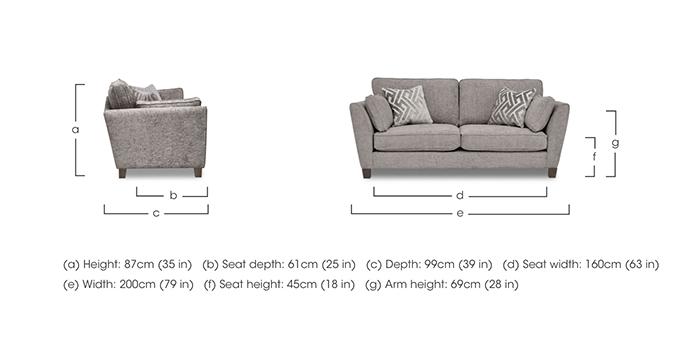 Tabitha 3 Seater Sofa in  on Furniture Village