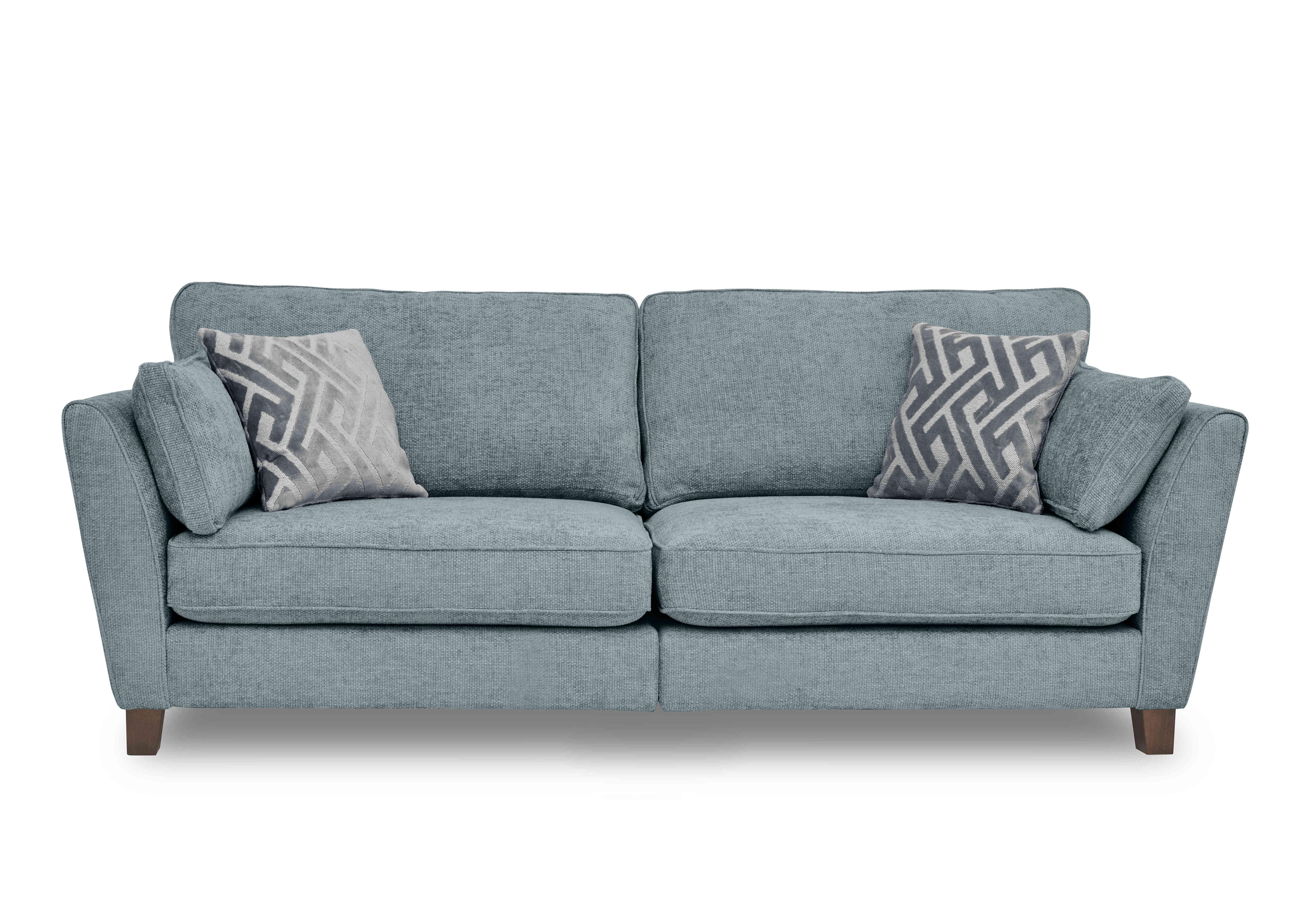 Tabitha 4 Seater Split Frame Sofa in Duck Egg on Furniture Village