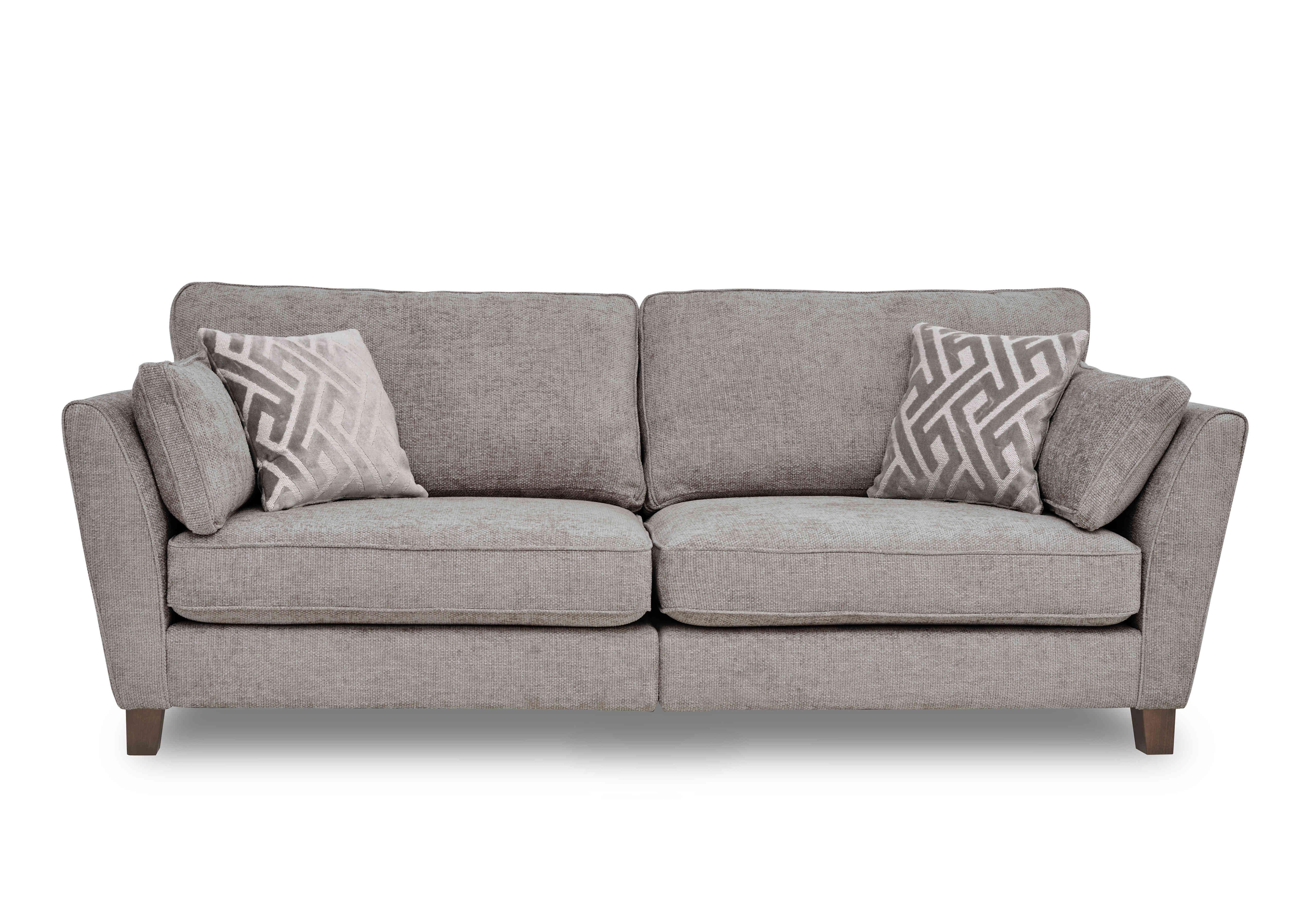 Tabitha 4 Seater Split Frame Sofa in Ivory on Furniture Village