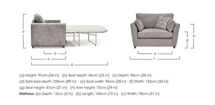 Tabitha Snuggler Sofa Bed in  on Furniture Village