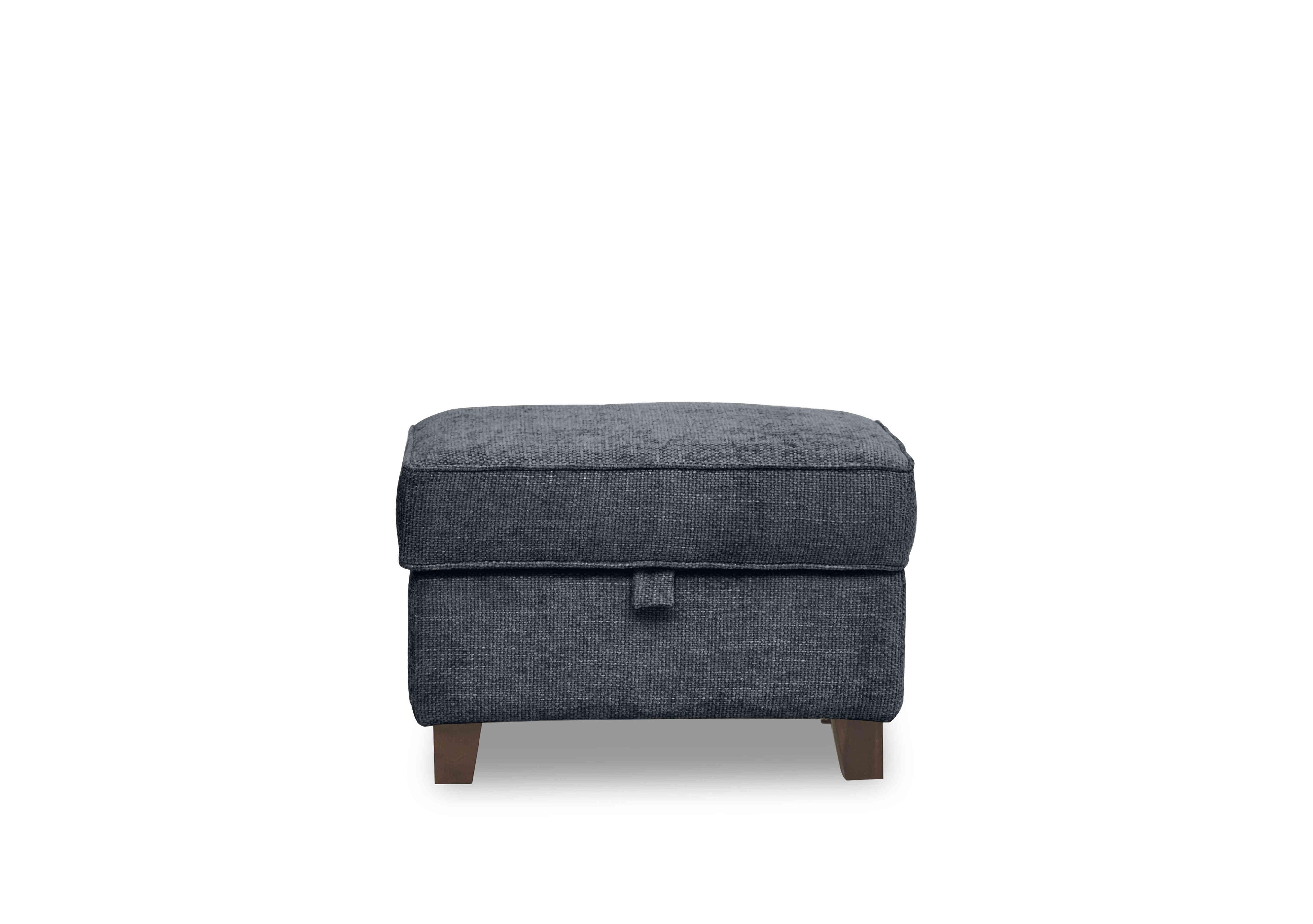 Tabitha Storage Footstool in Navy on Furniture Village