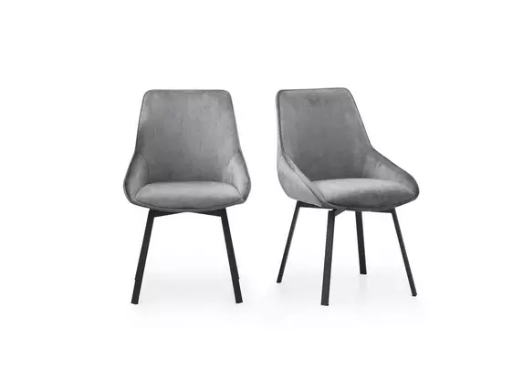 Veja Pair of Swivel Dining Chairs