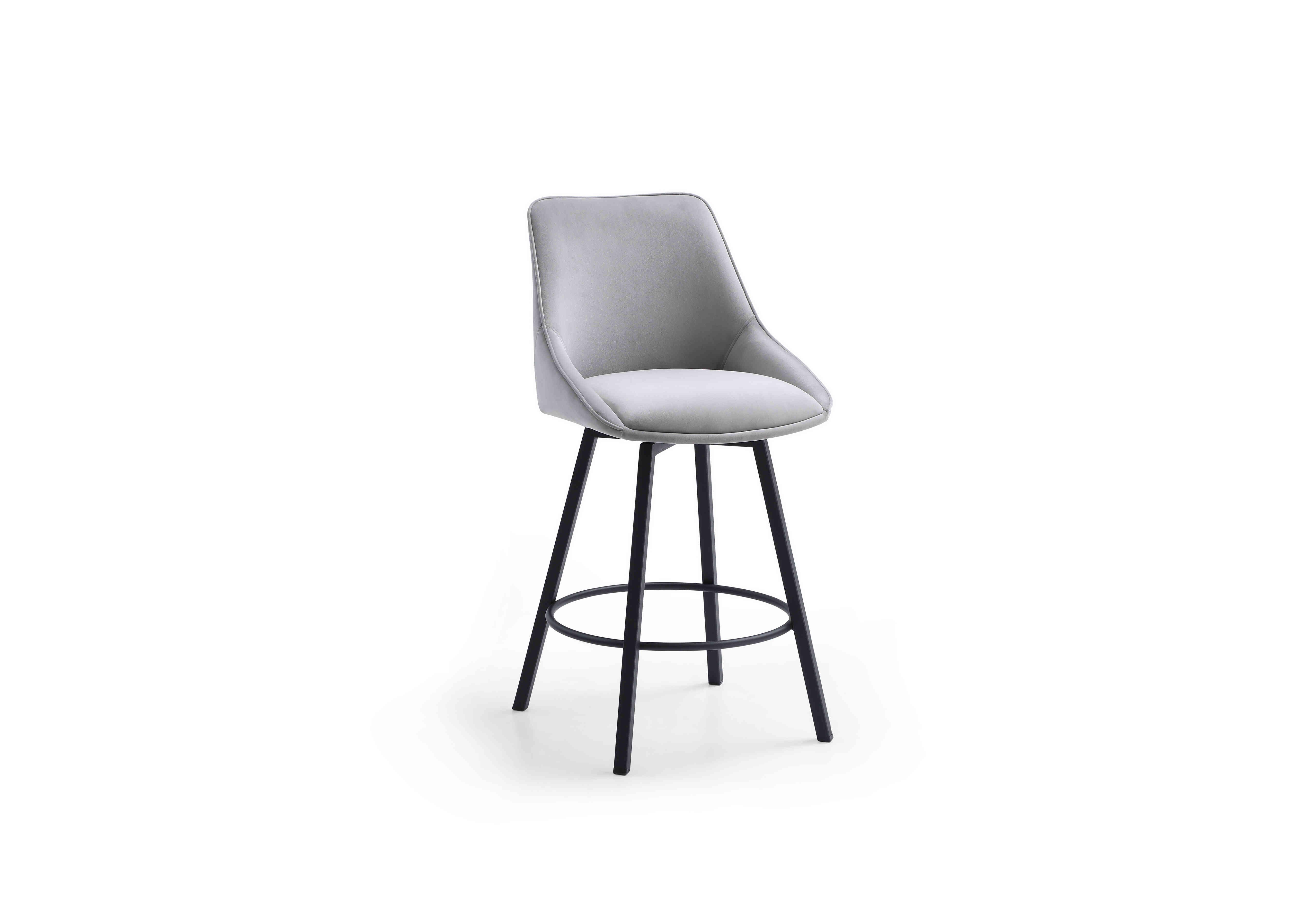 Veja Swivel Bar Stool in Grey Heritage on Furniture Village