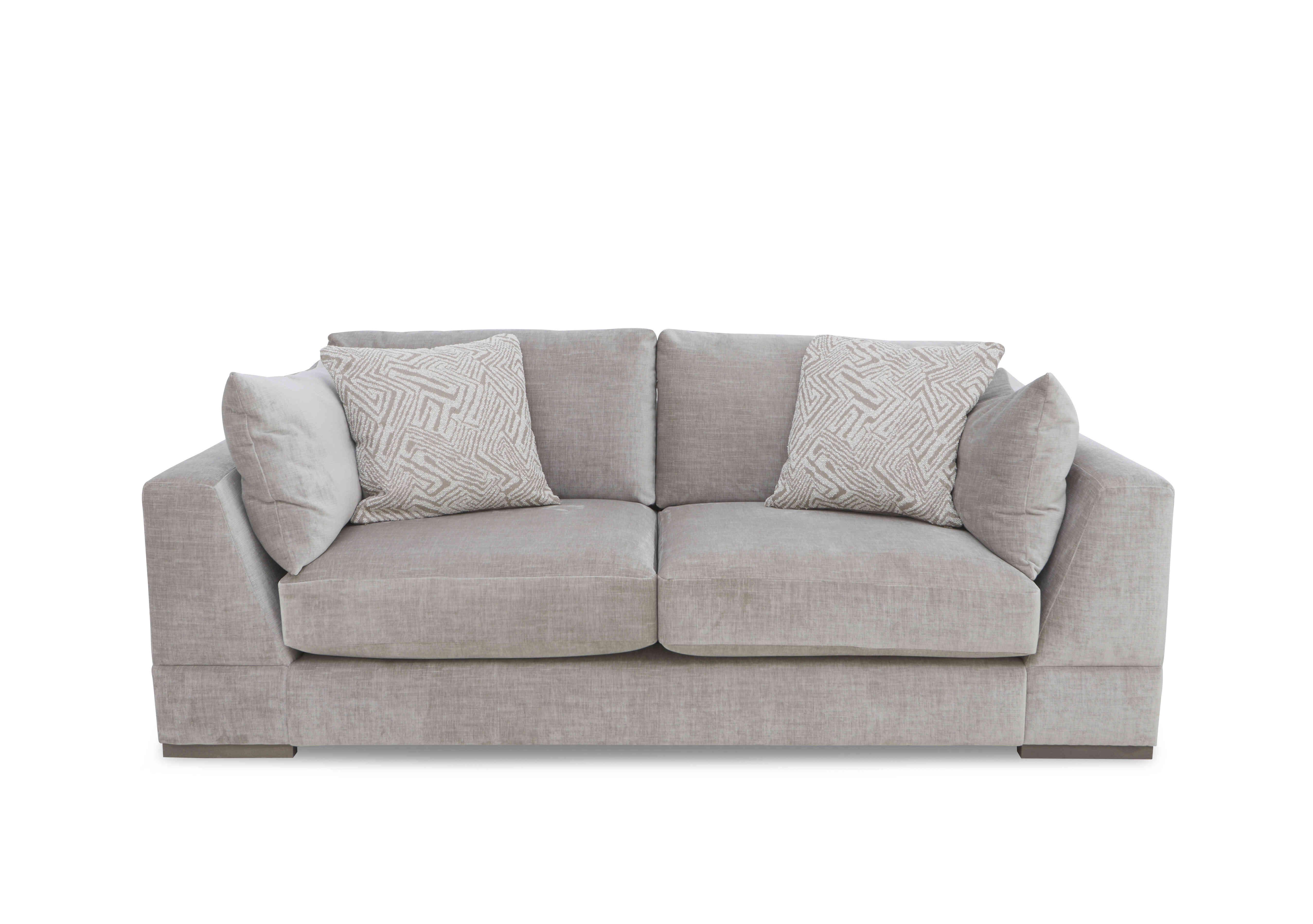 Billie 3 Seater Sofa in Stone Grey Ash Ft on Furniture Village