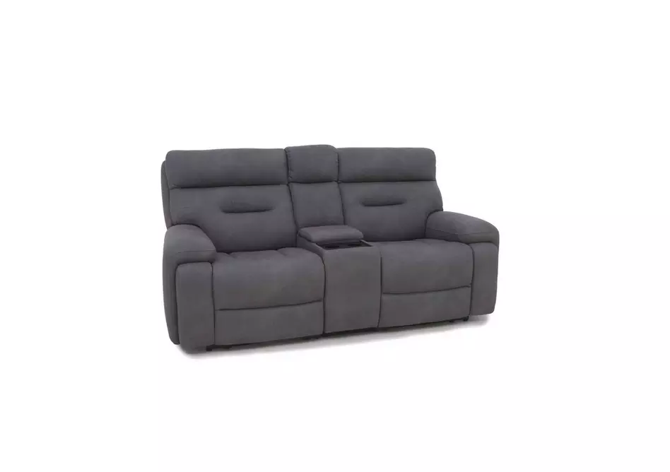 Cinemax Media 2 Seater Fabric Power Recliner Sofa with Power Headrests