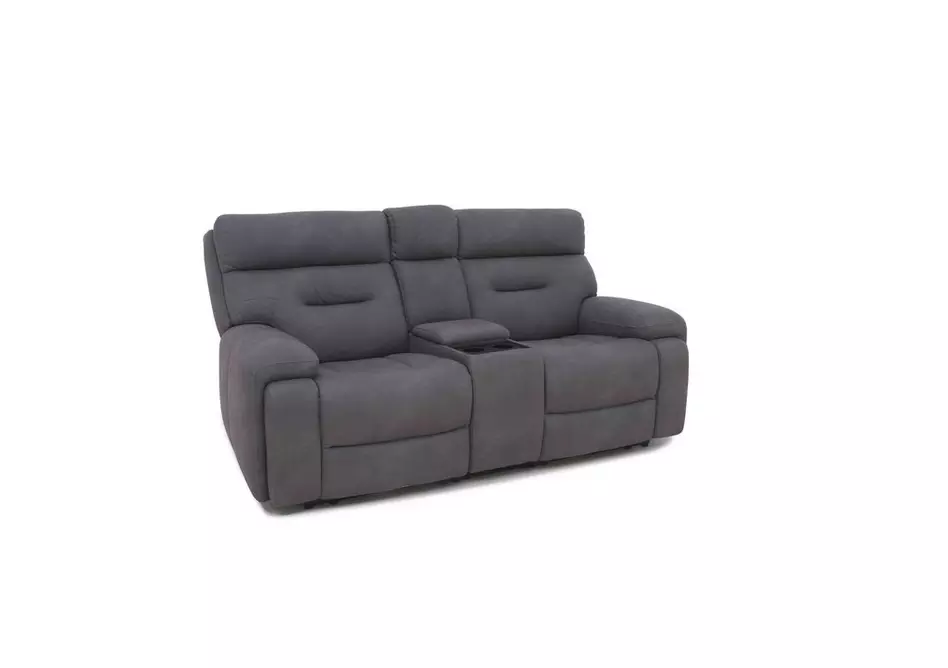 Cinemax Media 2 Seater Fabric Power Recliner Sofa with Power Headrests
