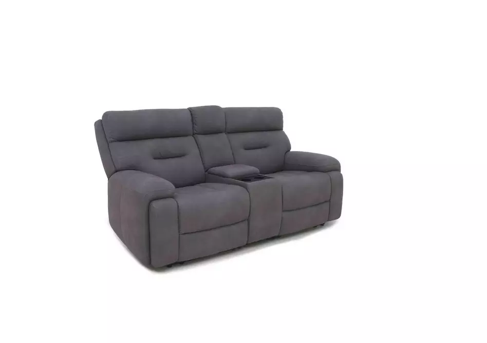 Cinemax Media 2 Seater Fabric Power Recliner Sofa with Power Headrests
