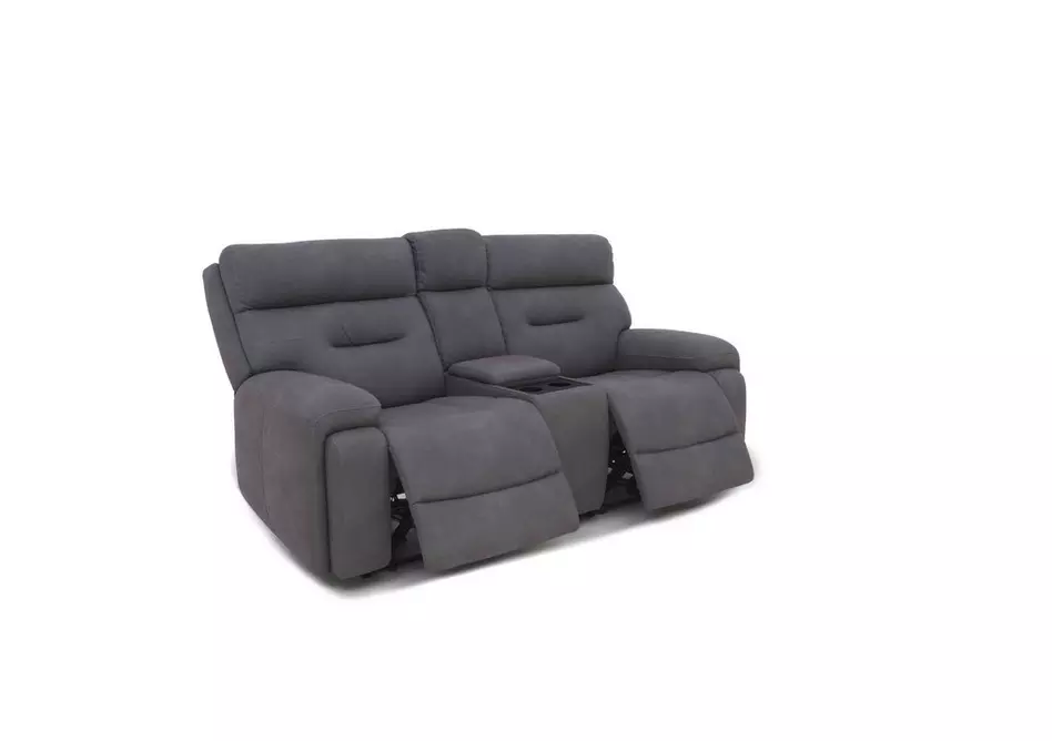 Cinemax Media 2 Seater Fabric Power Recliner Sofa with Power Headrests