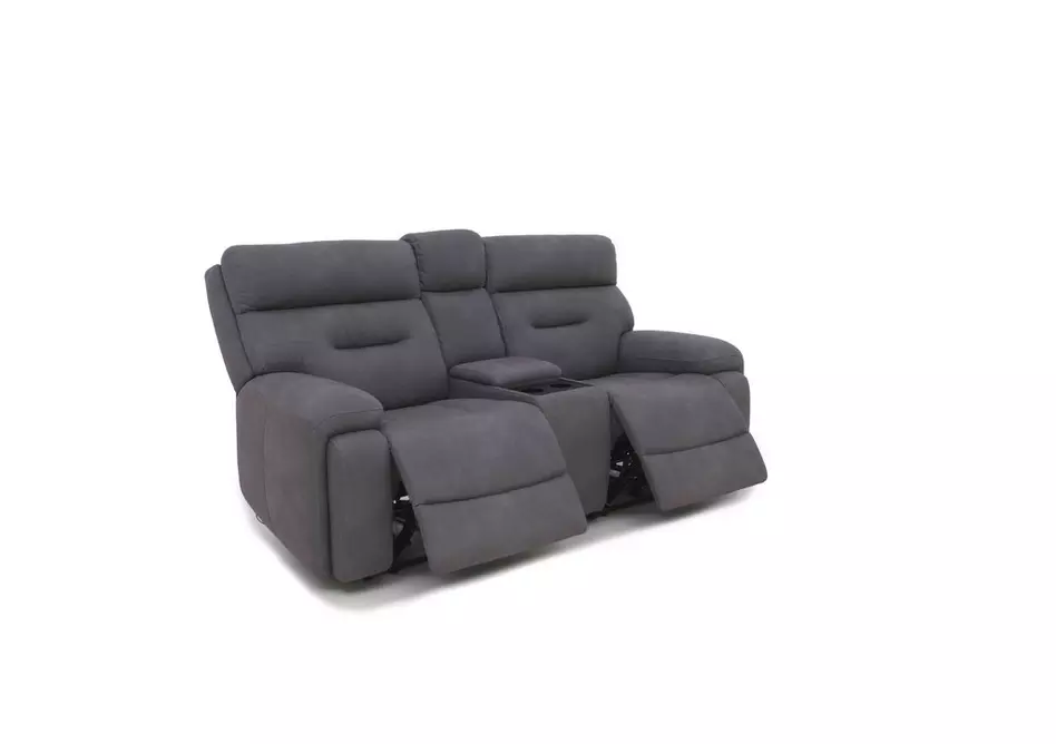Cinemax Media 2 Seater Fabric Power Recliner Sofa with Power Headrests