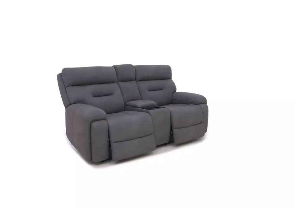 Cinemax Media 2 Seater Fabric Power Recliner Sofa with Power Headrests
