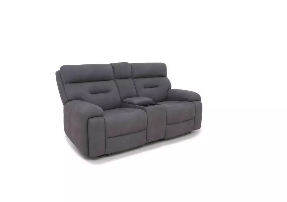 Cinemax Media 2 Seater Fabric Power Recliner Sofa with Power Headrests