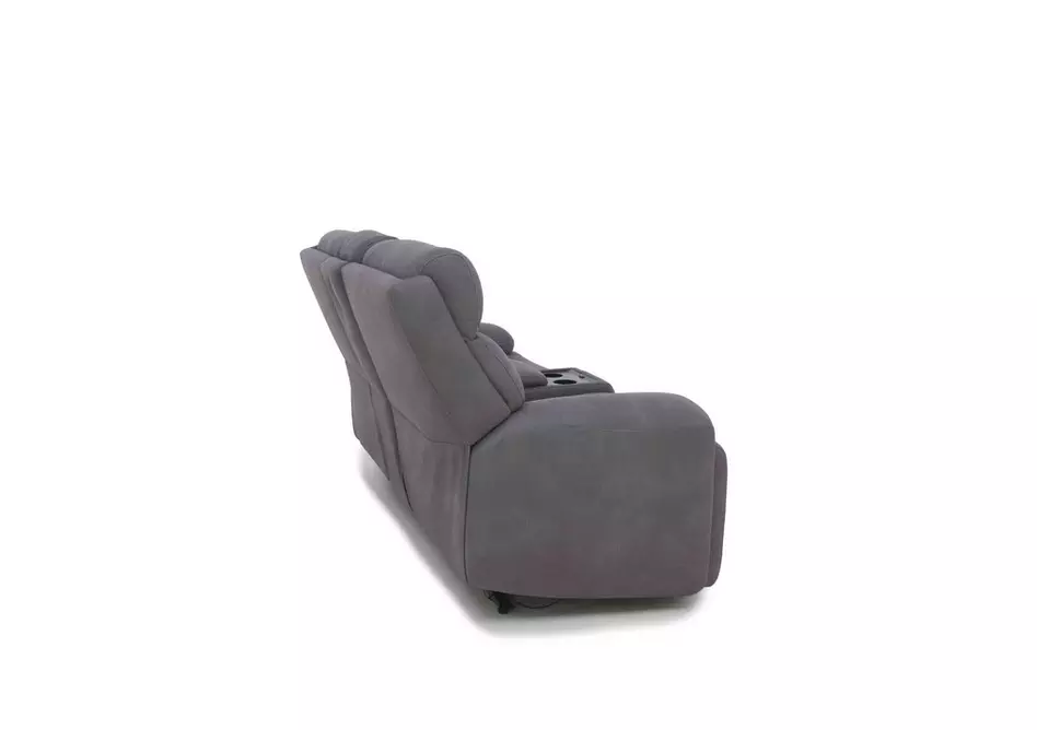 Cinemax Media 2 Seater Fabric Power Recliner Sofa with Power Headrests