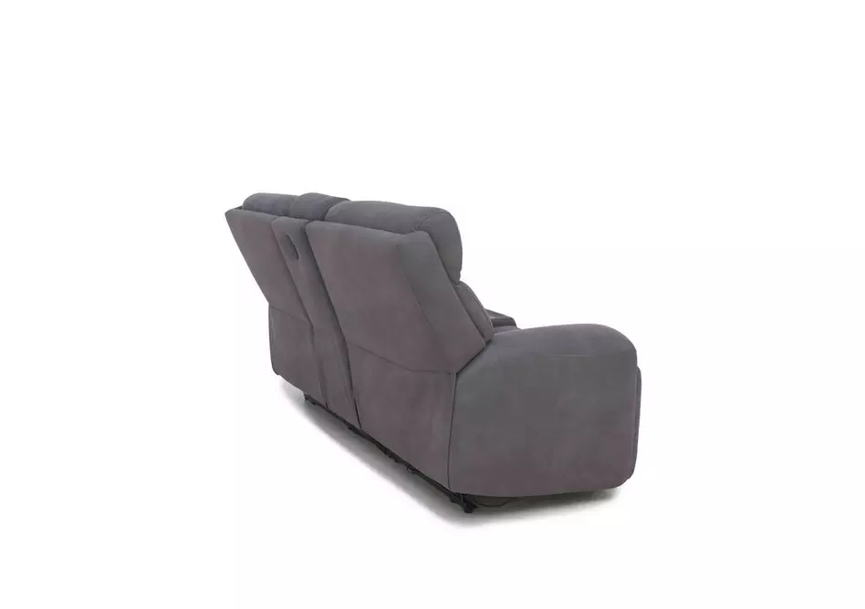 Cinemax Media 2 Seater Fabric Power Recliner Sofa with Power Headrests