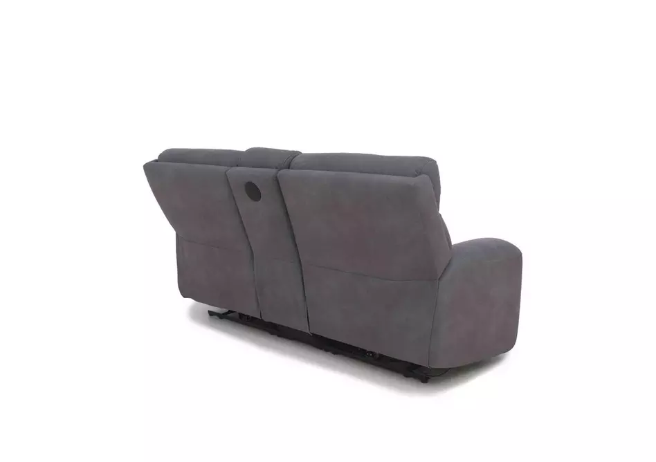 Cinemax Media 2 Seater Fabric Power Recliner Sofa with Power Headrests