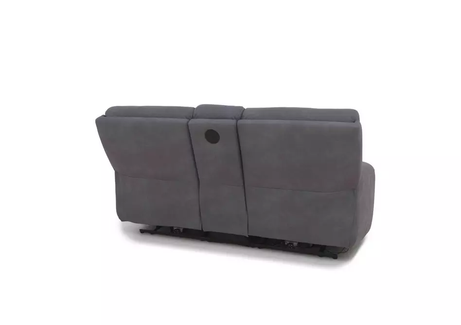 Cinemax Media 2 Seater Fabric Power Recliner Sofa with Power Headrests