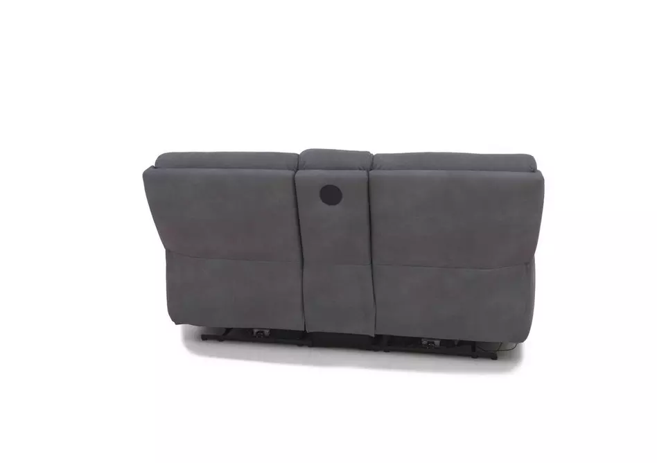 Cinemax Media 2 Seater Fabric Power Recliner Sofa with Power Headrests
