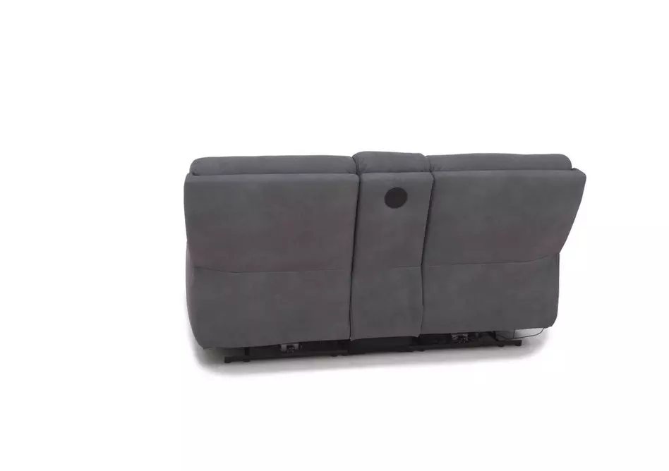 Cinemax Media 2 Seater Fabric Power Recliner Sofa with Power Headrests