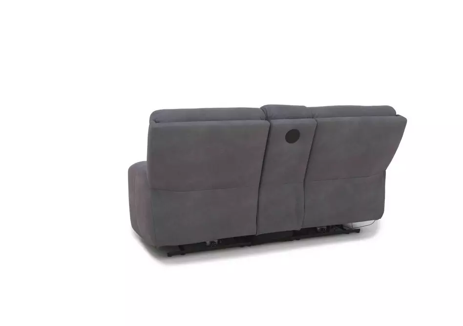Cinemax Media 2 Seater Fabric Power Recliner Sofa with Power Headrests