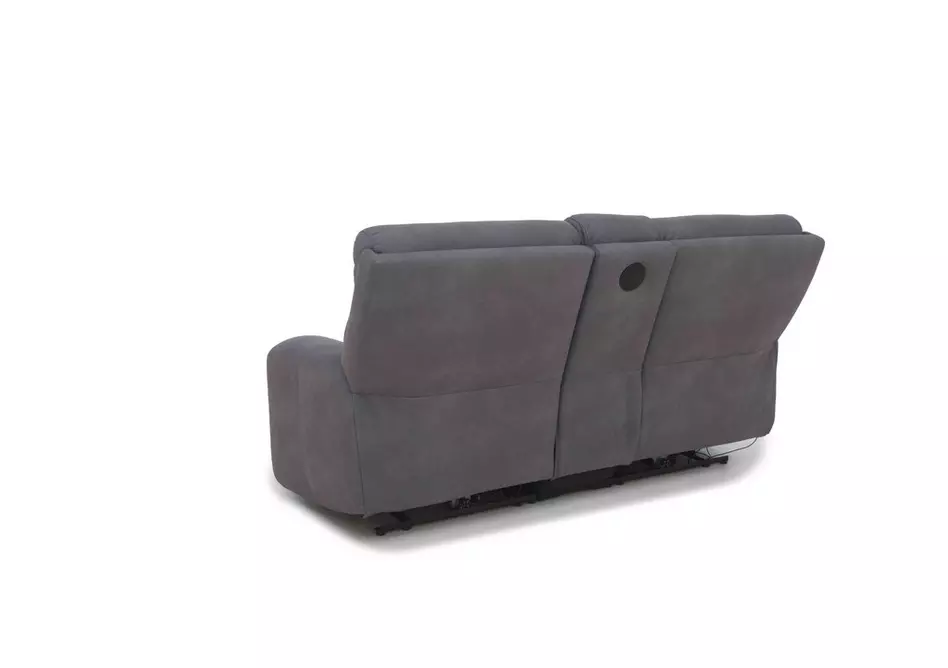 Cinemax Media 2 Seater Fabric Power Recliner Sofa with Power Headrests