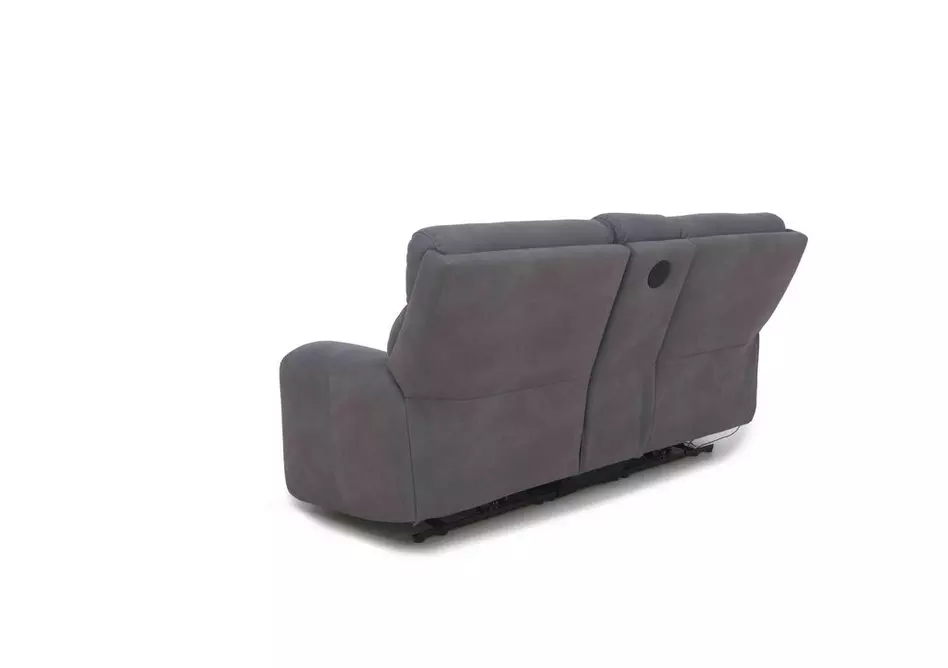 Cinemax Media 2 Seater Fabric Power Recliner Sofa with Power Headrests