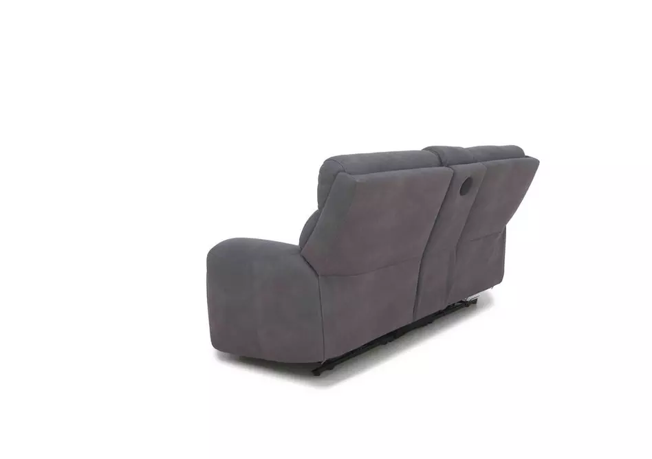 Cinemax Media 2 Seater Fabric Power Recliner Sofa with Power Headrests