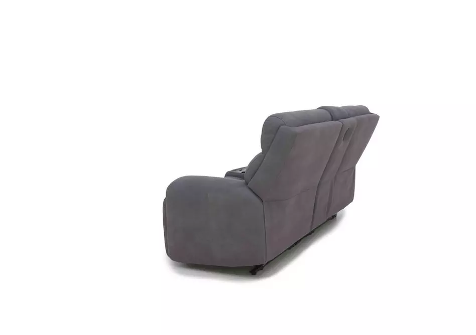 Cinemax Media 2 Seater Fabric Power Recliner Sofa with Power Headrests