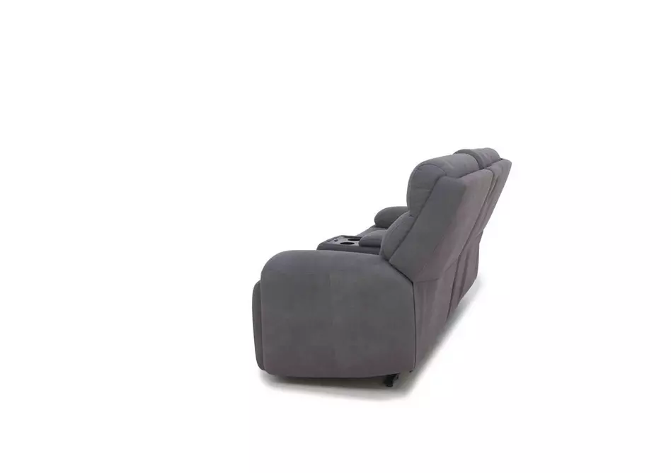 Cinemax Media 2 Seater Fabric Power Recliner Sofa with Power Headrests