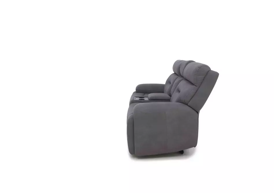 Cinemax Media 2 Seater Fabric Power Recliner Sofa with Power Headrests