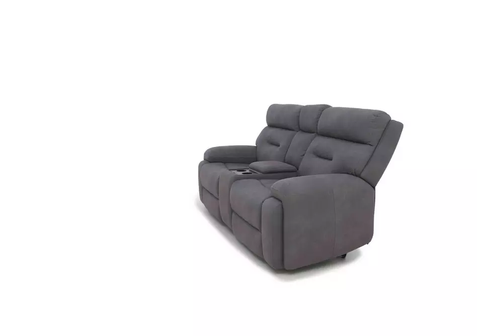 Cinemax Media 2 Seater Fabric Power Recliner Sofa with Power Headrests