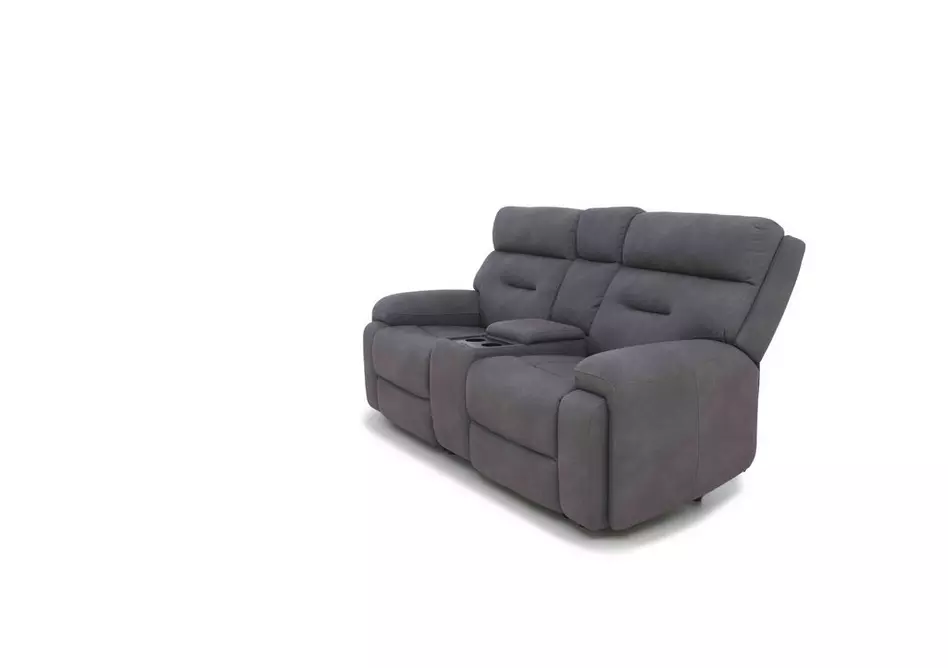 Cinemax Media 2 Seater Fabric Power Recliner Sofa with Power Headrests