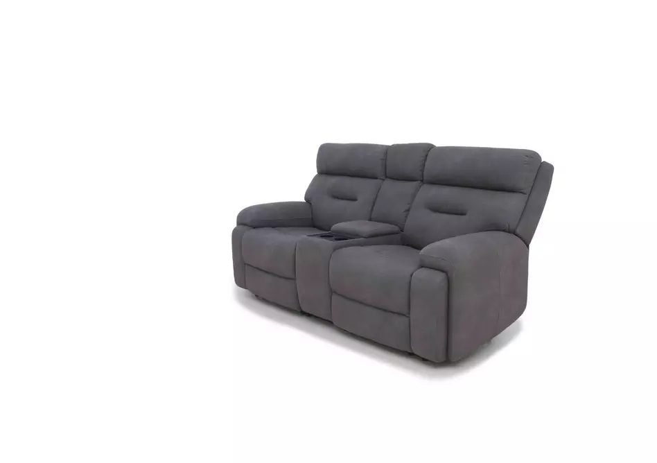 Cinemax Media 2 Seater Fabric Power Recliner Sofa with Power Headrests