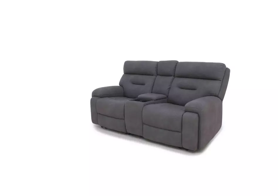 Cinemax Media 2 Seater Fabric Power Recliner Sofa with Power Headrests
