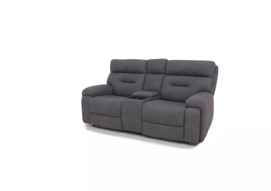 Cinemax Media 2 Seater Fabric Power Recliner Sofa with Power Headrests