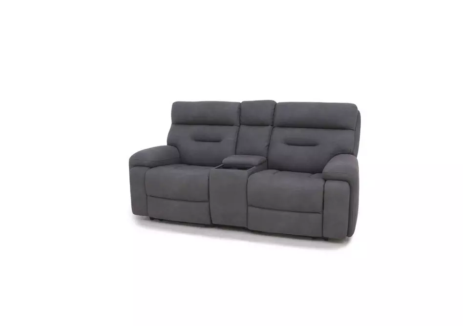 Cinemax Media 2 Seater Fabric Power Recliner Sofa with Power Headrests