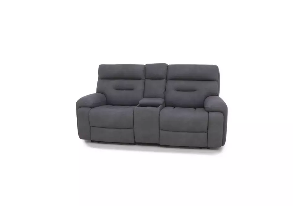 Cinemax Media 2 Seater Fabric Power Recliner Sofa with Power Headrests
