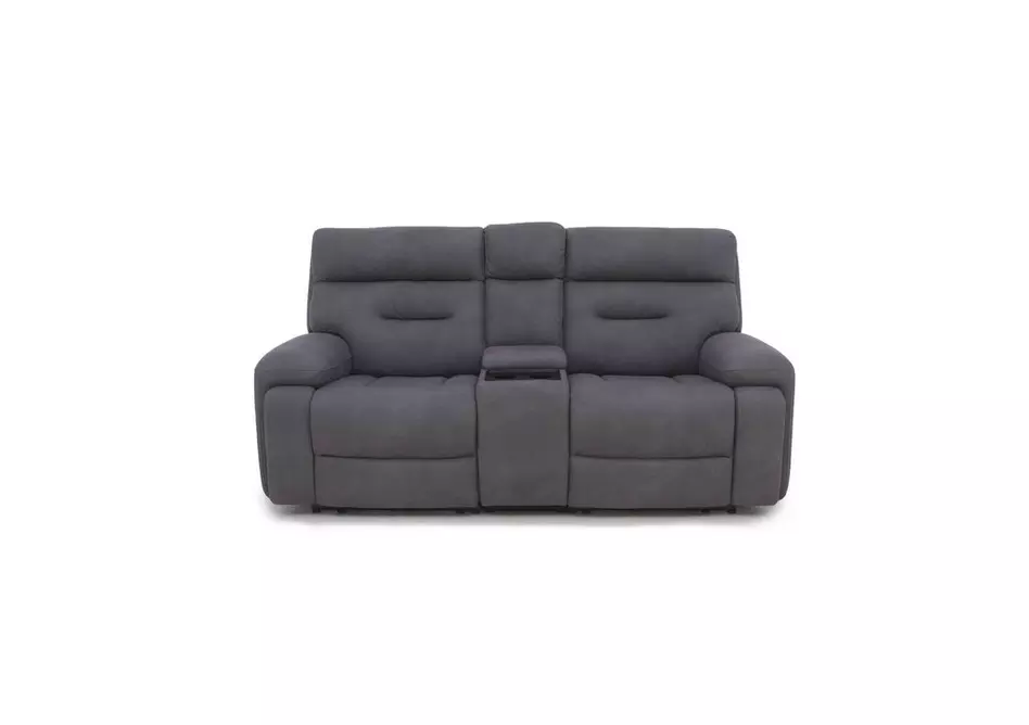 Cinemax Media 2 Seater Fabric Power Recliner Sofa with Power Headrests