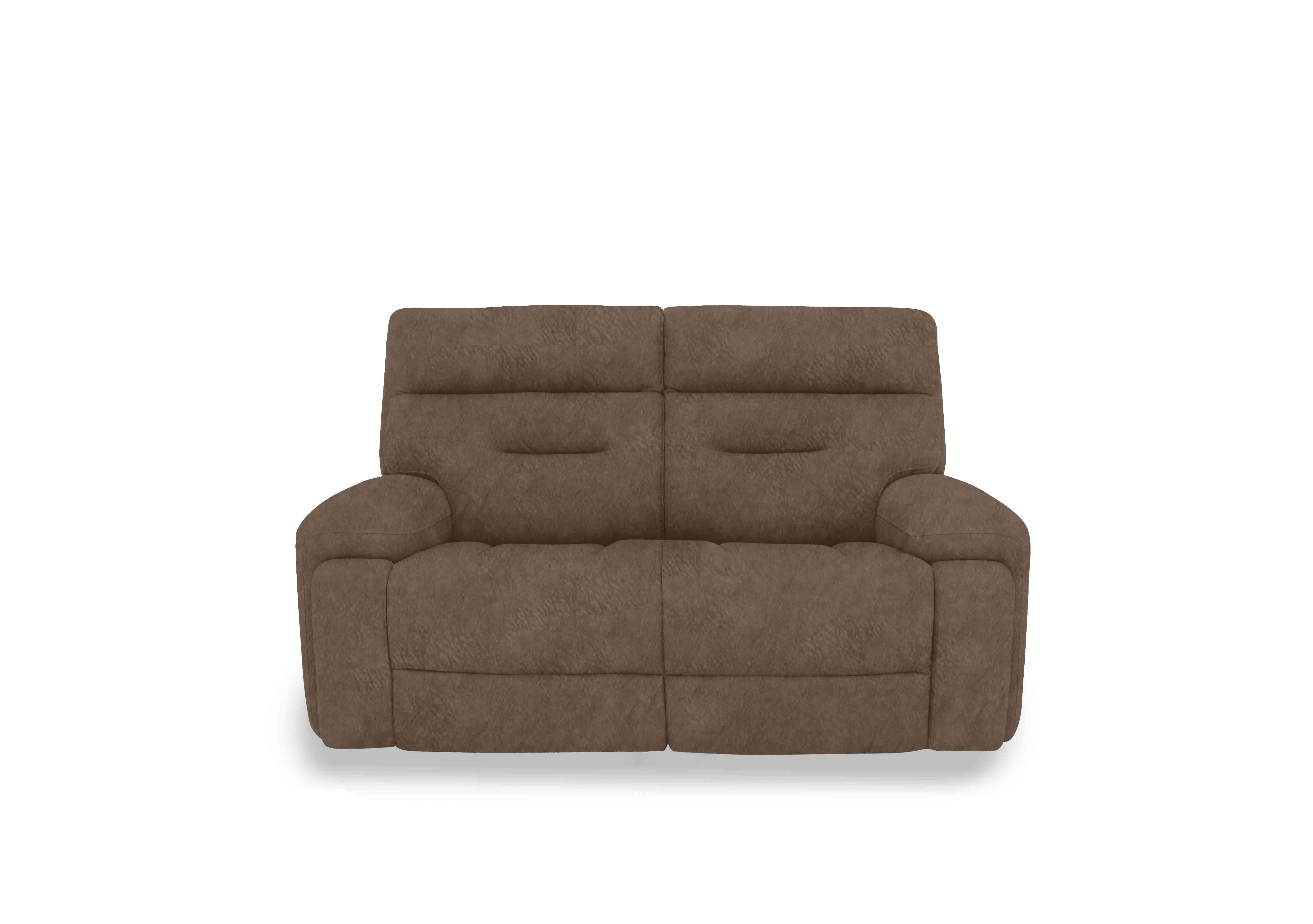 Cinemax 2 Seater Fabric Sofa in Be-0105 Marble Classic Brown on Furniture Village